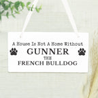 Personalised Paw Print Dog Breed Wooden Sign | Gift for Pets