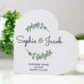 Personalised Botanical Free Standing Heart Ornament | Ornaments | Inspired Creative Gifts