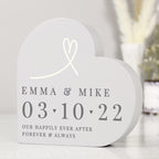 Personalised Free Text Free Standing Heart Ornament | Ornaments | Inspired Creative Gifts