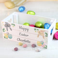 Personalised Easter Egg Hunt Small Wooden Crate | Easter Gift