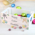 Personalised Easter Egg Hunt Small Wooden Crate | Easter Gift