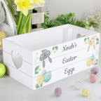 Personalised Easter Egg Hunt Small Wooden Crate | Easter Gift