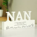 Personalised Floral Wooden Nan Ornament | Ornaments