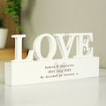 Personalised Free Text Heart Wooden Love Ornament | Ornaments