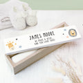 Personalised Scandi Safari Animals Wooden Birth Certificate Holder | Keepsakes | Inspired Creative Gifts