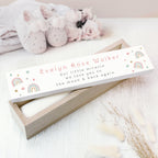 Personalised Rainbow Wooden Birth Certificate Holder | Keepsakes | Inspired Creative Gifts