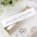 Personalised Wedding Wooden Certificate Holder | Keepsakes | Inspired Creative Gifts