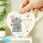 Personalised Me To You Hold You Forever Wooden Heart Decoration | Valentine's Day Gift