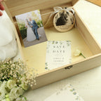 Personalised Botanical Wooden Keepsake box | Trinket, Jewellery & Keepsake Boxes