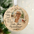 Personalised Photo Upload Robin Memorial Wooden Decoration |  | Inspired Creative Gifts