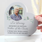 Personalised Wedding Memory Table Heart Ornament | Wedding Gift