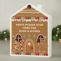 Personalised Gingerbread House Christmas Wooden Ornament |  | Inspired Creative Gifts