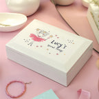 Personalised Princess Ballerina Wooden Jewellery Box | Gift for Her
