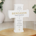 Personalised Wooden Cross Ornament | Ornaments