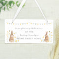 Personalised Spring Bunny Wooden Sign | Easter Gift