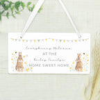 Personalised Spring Bunny Wooden Sign | Easter Gift