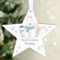Personalised Polar Bear Christmas Star Ornament | Christmas Tree Decoration | Inspired Creative Gifts