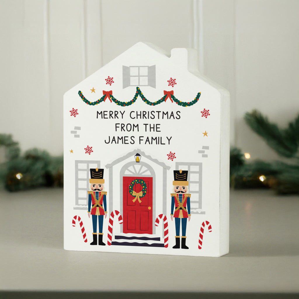 Personalised Nutcracker Christmas House Ornament | Christmas Ornament