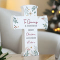 Personalised Christmas Wooden Cross Ornament |  | Inspired Creative Gifts