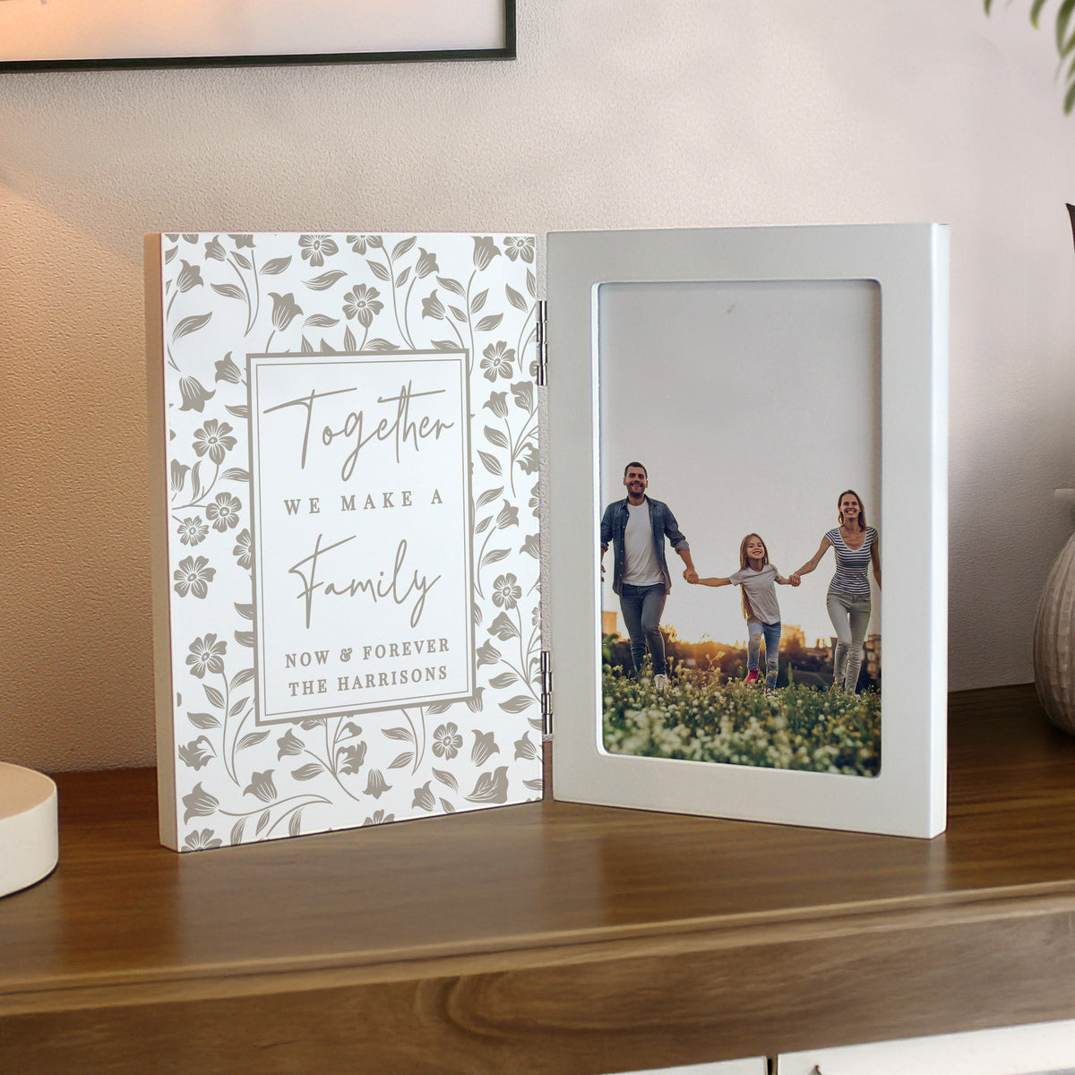 Personalised Family Wooden Hinged 6x4 Photo Frame | Photo Frames, Albums and Guestbooks | Inspired Creative Gifts