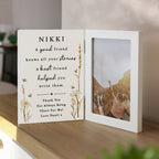 Personalised Friend Wooden Hinged 6x4 Photo Frame | Photo Frames, Albums and Guestbooks | Inspired Creative Gifts