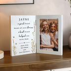 Personalised Friend Wooden Hinged 6x4 Photo Frame | Photo Frames, Albums and Guestbooks | Inspired Creative Gifts