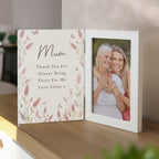 Personalised Floral Wooden Hinged 6x4 Photo Frame | Photo Frames, Albums and Guestbooks | Inspired Creative Gifts