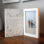 Personalised Floral Wooden Hinged 6x4 Photo Frame | Photo Frames, Albums and Guestbooks | Inspired Creative Gifts