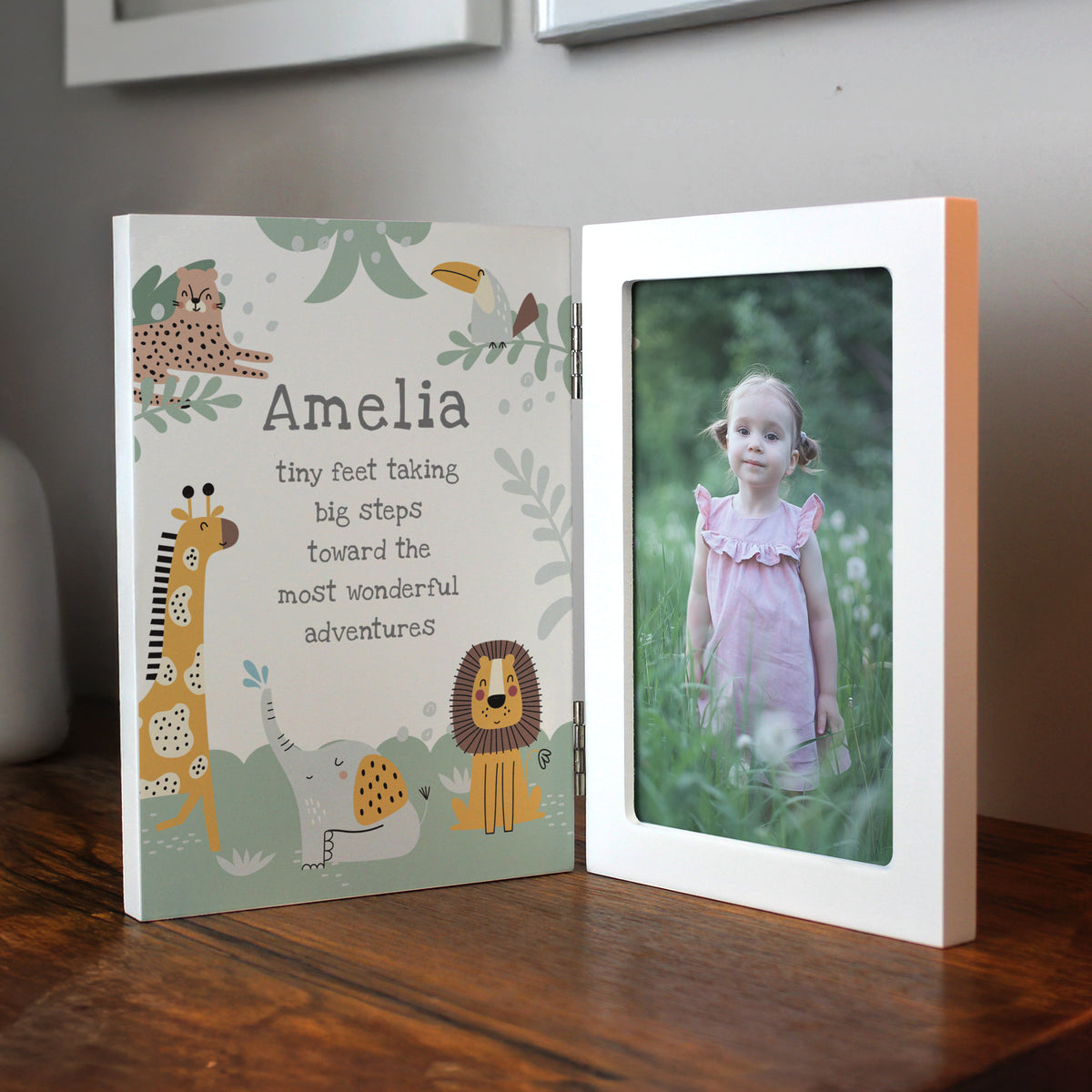 Personalised Animals Wooden Hinged 6x4 Photo Frame | Photo Frames, Albums and Guestbooks | Inspired Creative Gifts