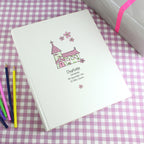Personalised Whimsical Church Pink Traditional Photo Album for Christening