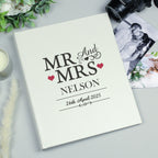 Personalised Mr & Mrs Traditional Photo Album | Wedding Gift