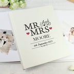Personalised Mr & Mrs Traditional Photo Album | Wedding Gift