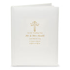Personalised Gold Cross Traditional Photo Album | Wedding Gift