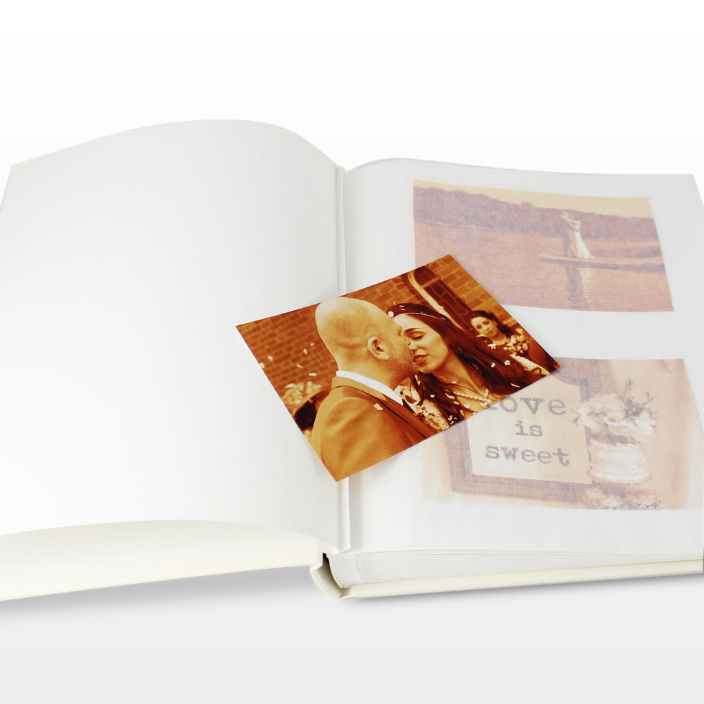 Personalised Gold Cross Traditional Photo Album | Wedding Gift
