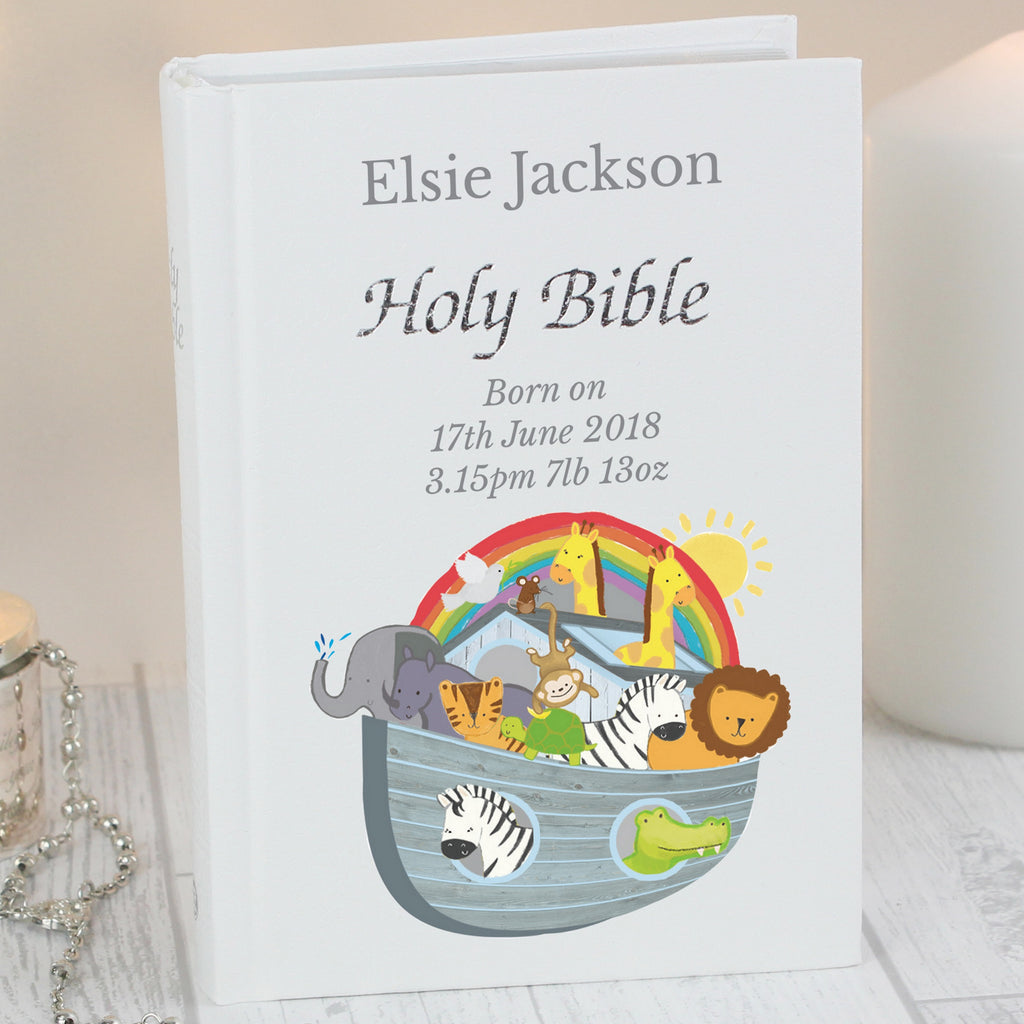 Personalised Noahs Ark Bible | Gift for Kids