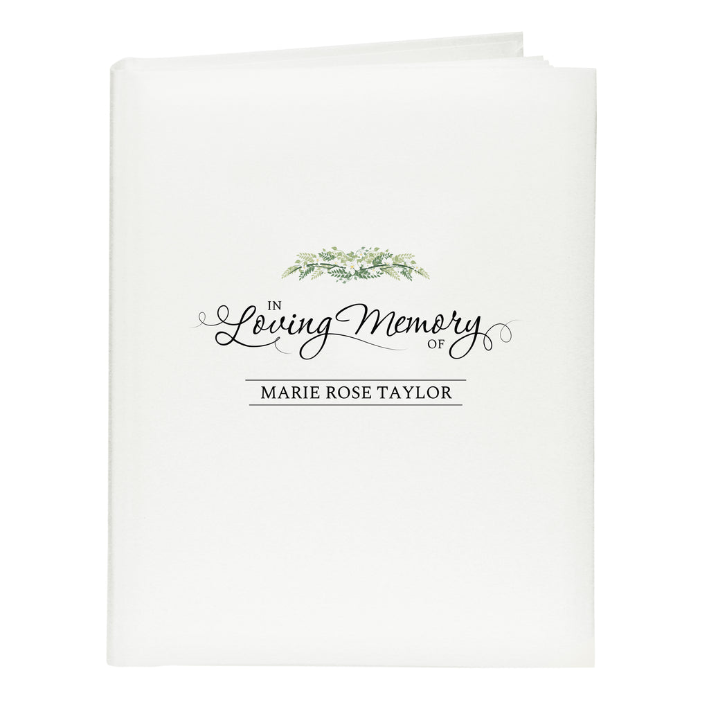 Personalised In Loving Memory Traditional Photo Album - Photo Album - Inspired Creative Gifts