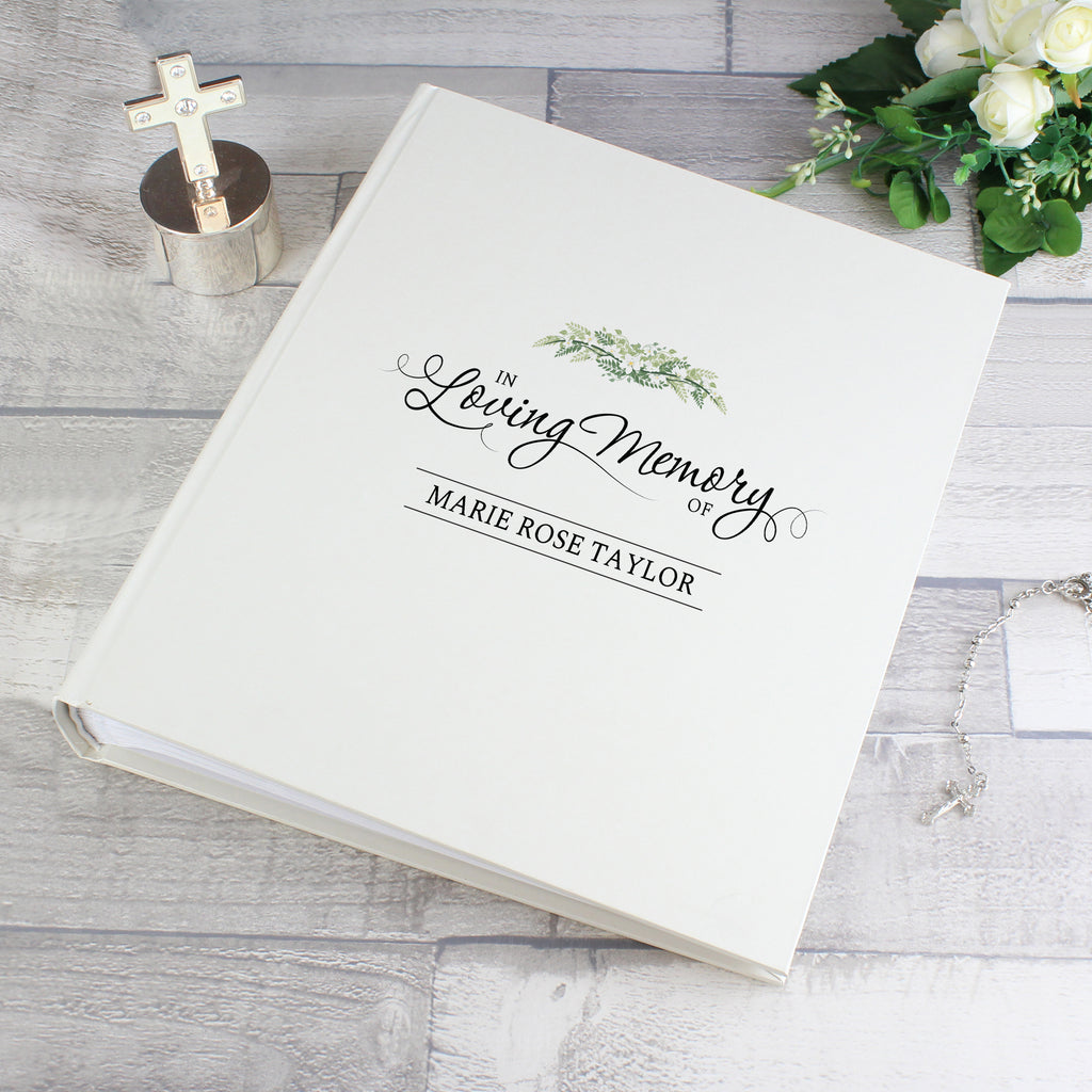 Personalised In Loving Memory Traditional Photo Album - Photo Album - Inspired Creative Gifts