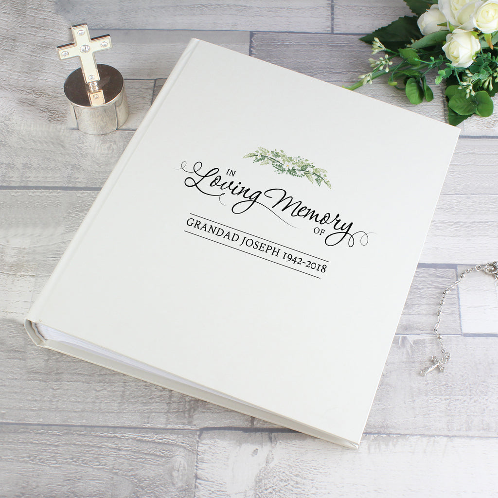 Personalised In Loving Memory Traditional Photo Album - Photo Album - Inspired Creative Gifts