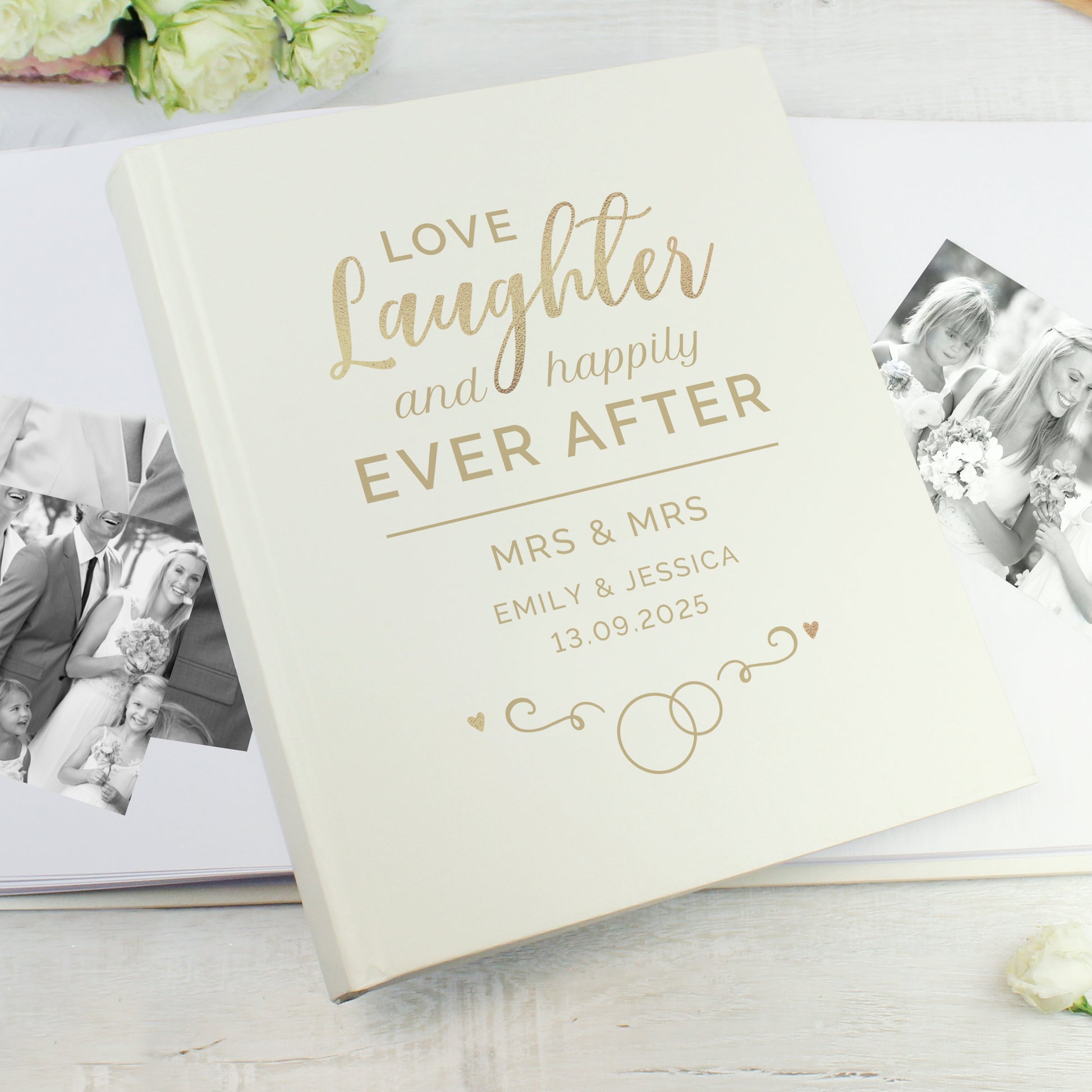Personalised Happily Ever After Traditional Photo Album - Photo Album - Inspired Creative Gifts