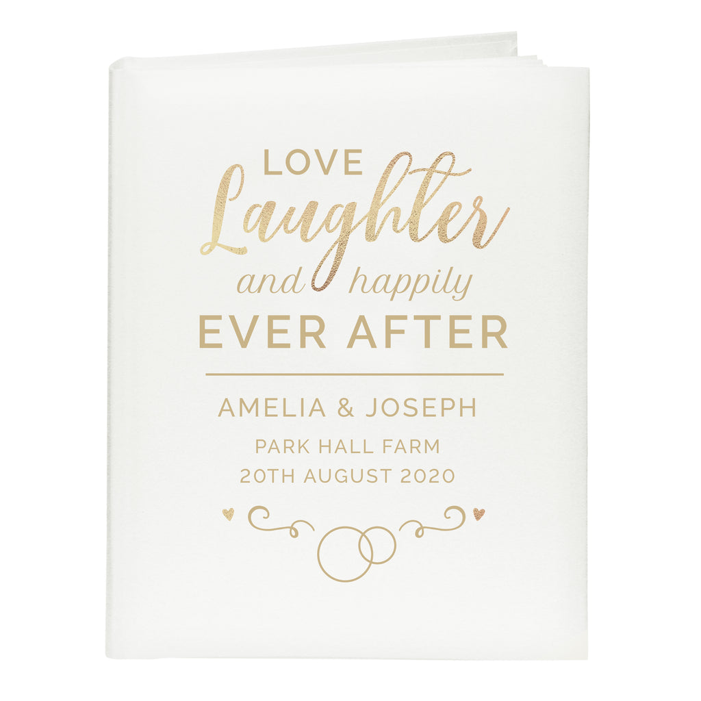 Personalised Happily Ever After Traditional Photo Album - Photo Album - Inspired Creative Gifts
