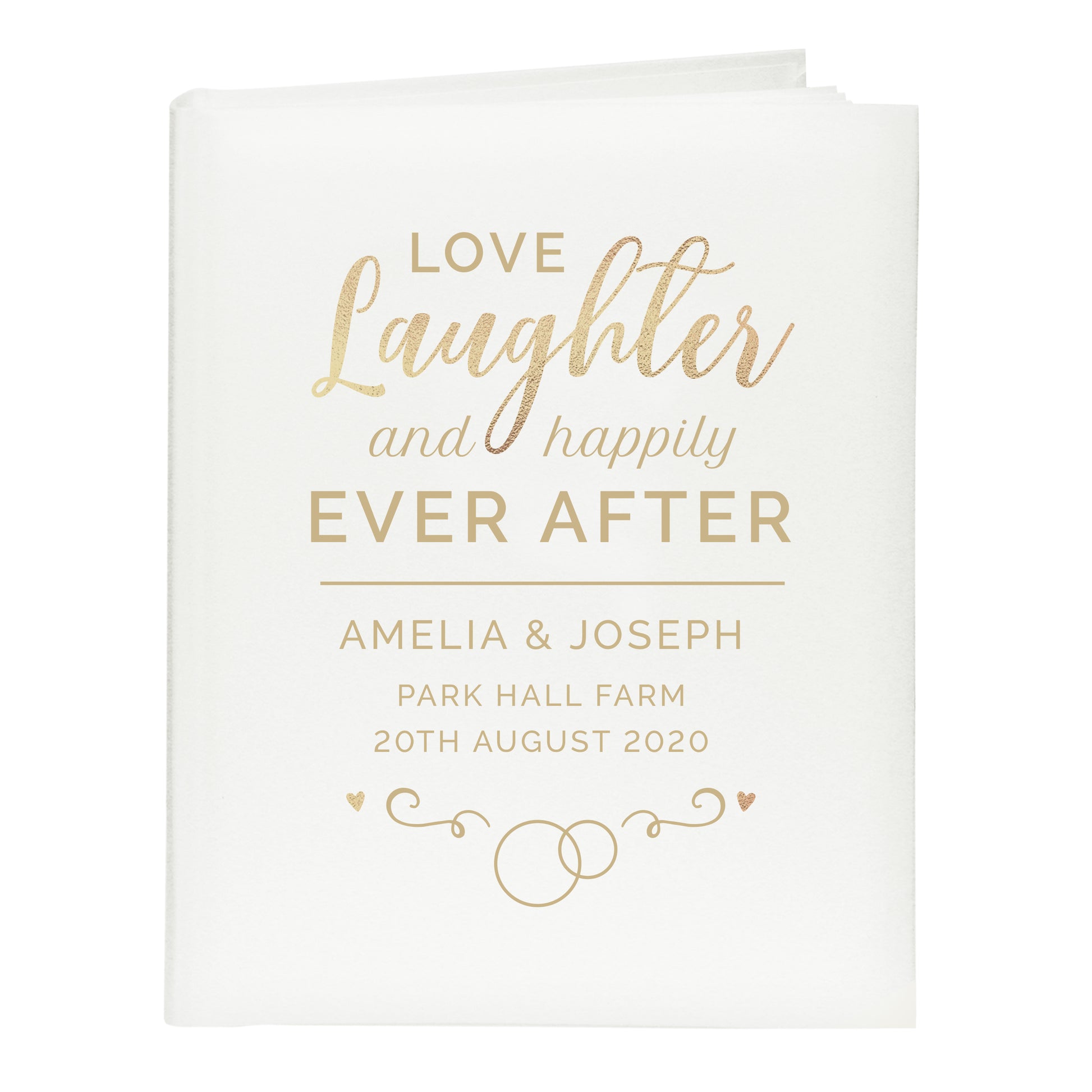 Personalised Happily Ever After Traditional Photo Album - Photo Album - Inspired Creative Gifts