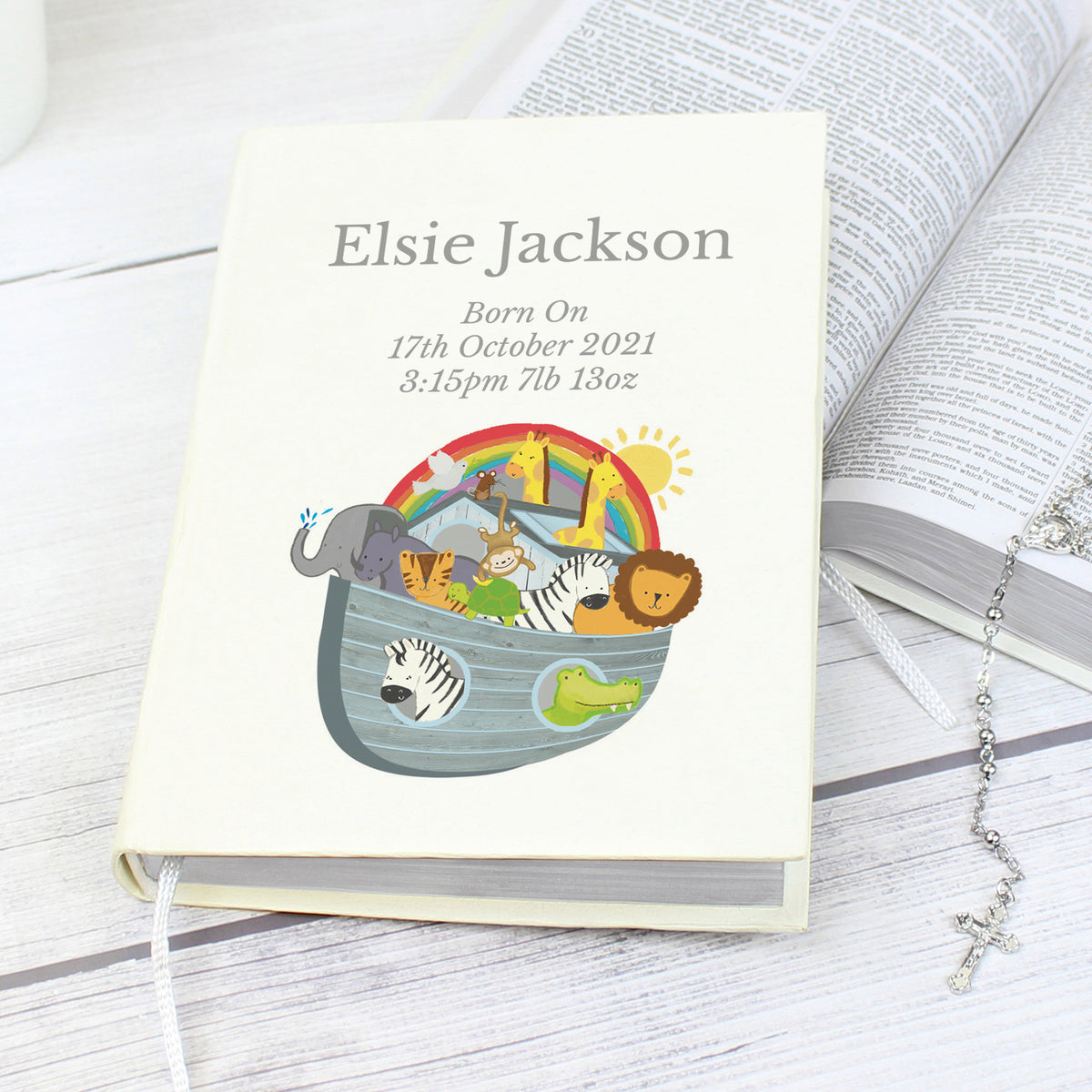 Personalised Noahs Ark Holy Bible - Eco-friendly | Books | Inspired Creative Gifts