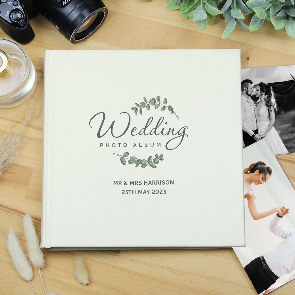 Personalised Wedding Square Photo Album - Photo Album - Inspired Creative Gifts