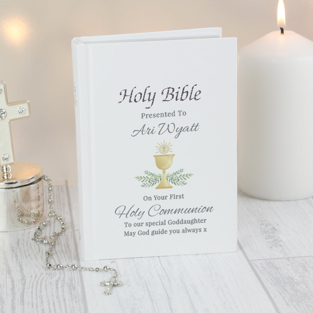 Personalised First Holy Communion Holy Bible | Books