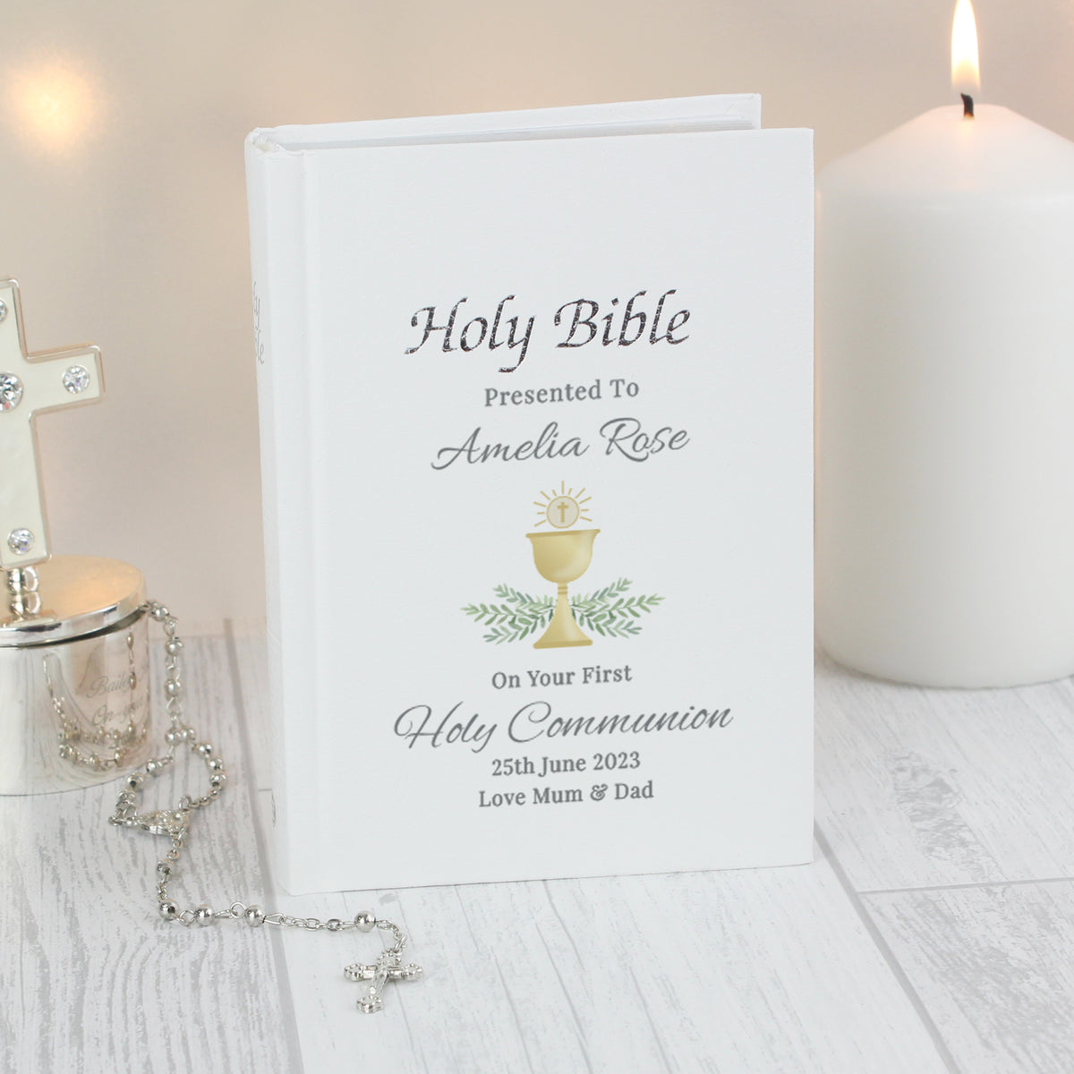 Personalised First Holy Communion Holy Bible | Books