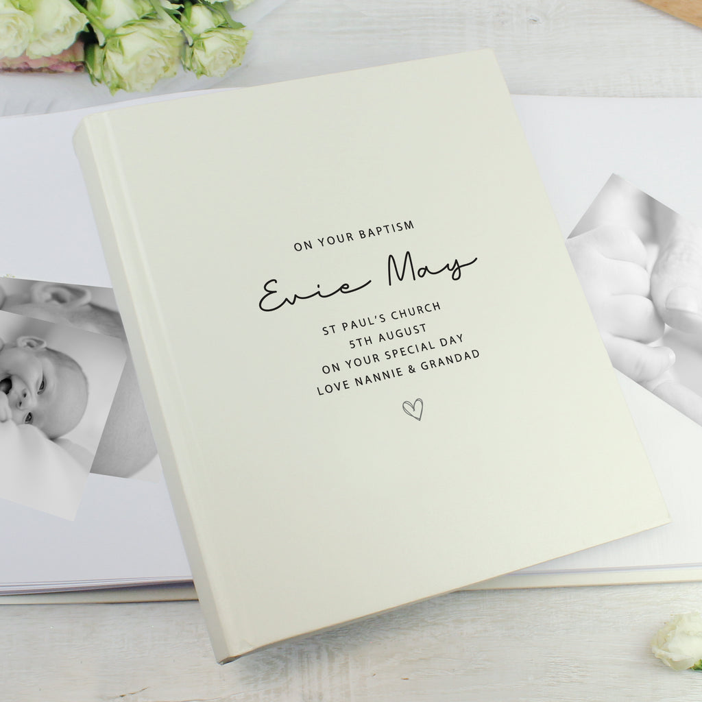 Personalised Traditional Photo Album - Photo Album - Inspired Creative Gifts