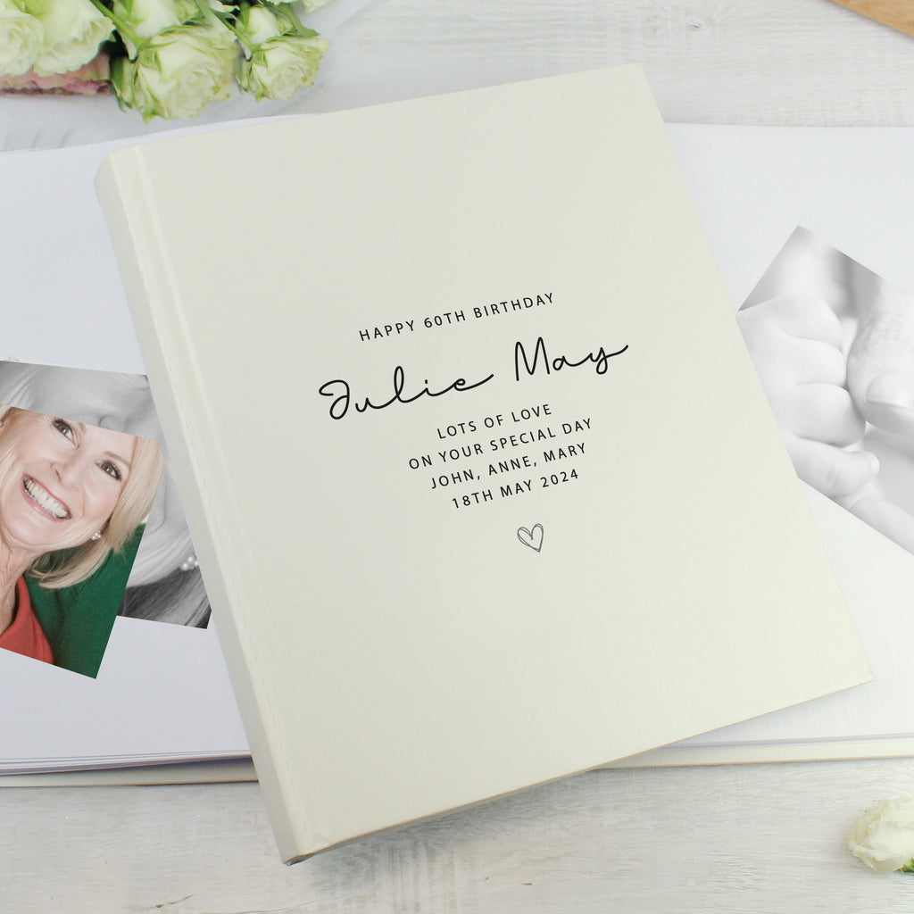 Personalised Traditional Photo Album - Photo Album - Inspired Creative Gifts