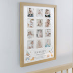 Personalised Animals Oak Multi Photo Frame | Poster Frames