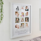 Personalised Grandchildren White Multi Photo Frame | Gift for Her