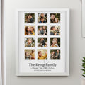 Personalised Family White Multi Photo Frame | Poster Frames | Inspired Creative Gifts